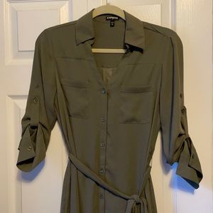 Express shirt dress